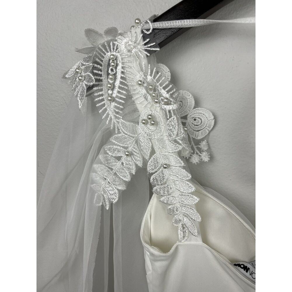 Women's Celeste Maxi Party Wedding White Dress Fashion Nova Size X-Small NWT - Picture 6 of 16